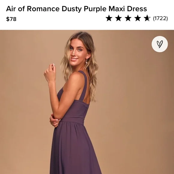 Lulus Dresses Air Of Romance Dusty Purple Maxi Dress Poshmark